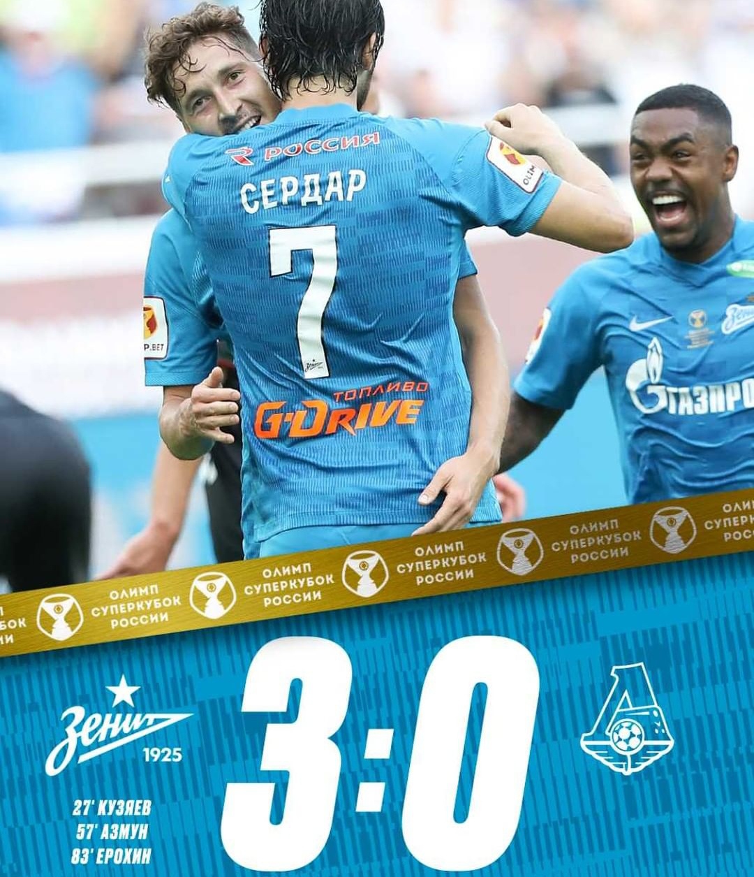 Supercoppa di Russia allo Zenit!