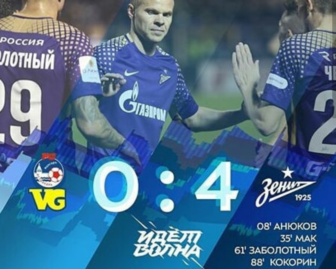 Coppa di Russia:Volgar-Zenit 0-4