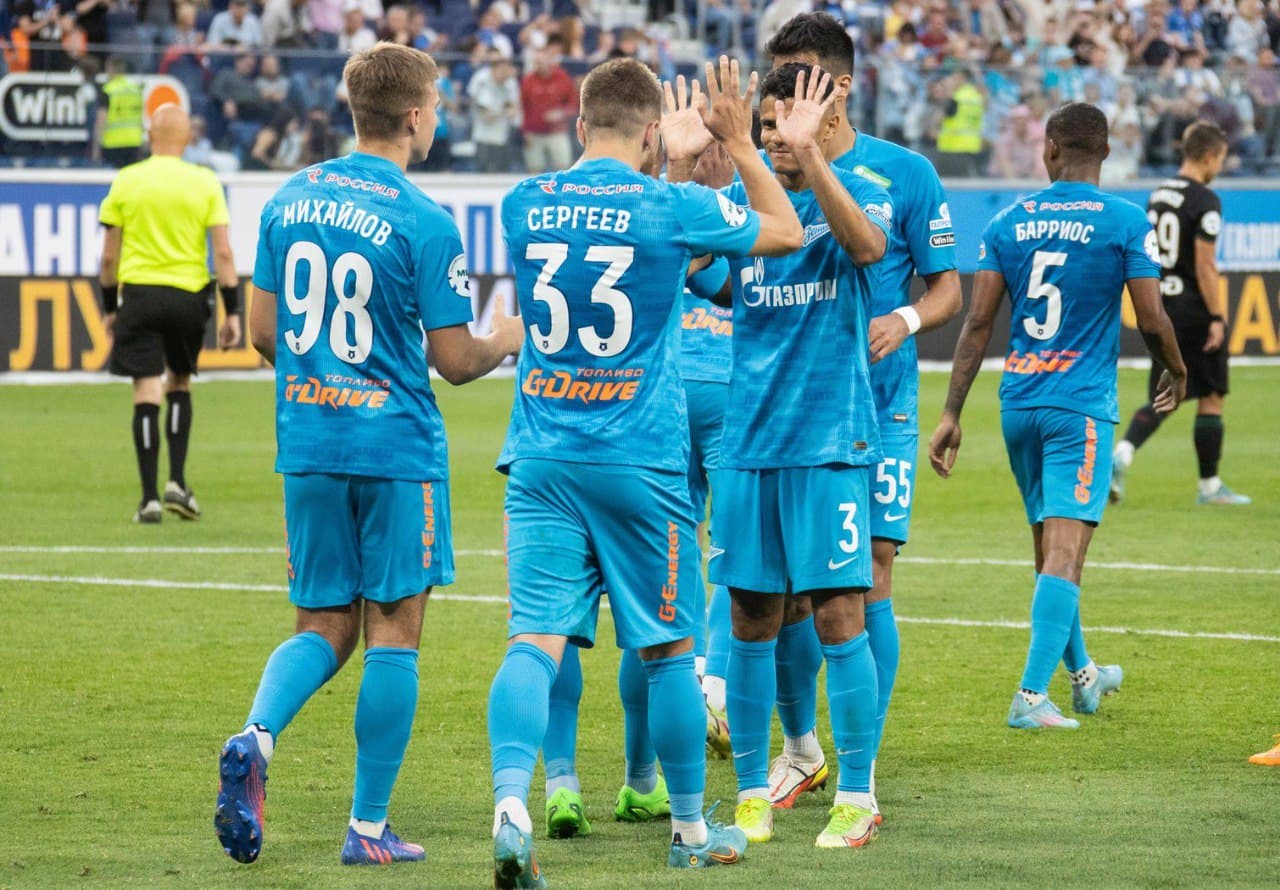 Lo Zenit inizia il campionato con 7 punti in 3 partite